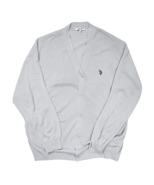 U.S. POLO ASSN.(ユーエスポロアッスン)の「US.POLO ASSN. ユーエスポロアッスン ブランド別注 コットンタッチカーディガン(カーディガン/ボレロ・メンズ・ブラック/ライトベージュ/チャコール/グレー/グリーン/ネイビー・LARGE/MEDIUM)」の9枚目の写真