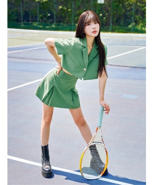 新品未開封　Sスリットチェックリボンミニスカート　ダーリッチ darich スリットチェックリボンミニスカート（スカート）｜Darich（ダーリッチ