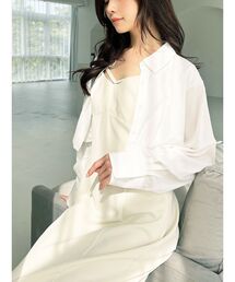 RESEXXY | バルーンヘムクロップドシャツ(シャツ/ブラウス)