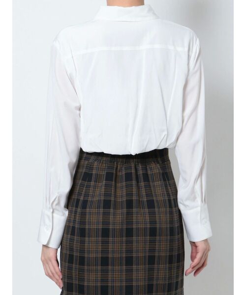 RESEXXY（リゼクシー）の「バルーンヘムクロップドシャツ（シャツ/ブラウス・レディース・ブルー/ブラック/ホワイト・FREE）」の21枚目の写真