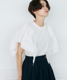 INED | バタフライスリーブカットソー(Tシャツ/カットソー)