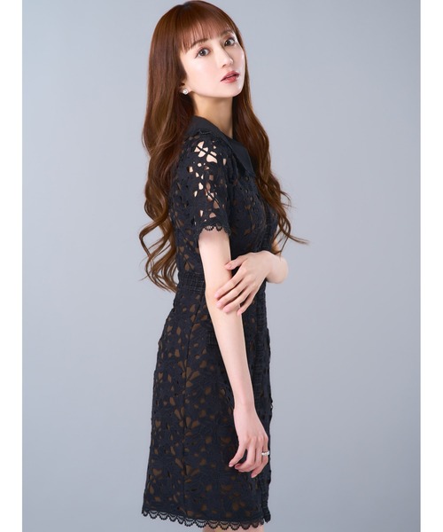 emiriawiz（エミリアウィズ）の「Tight floral lace one-piece