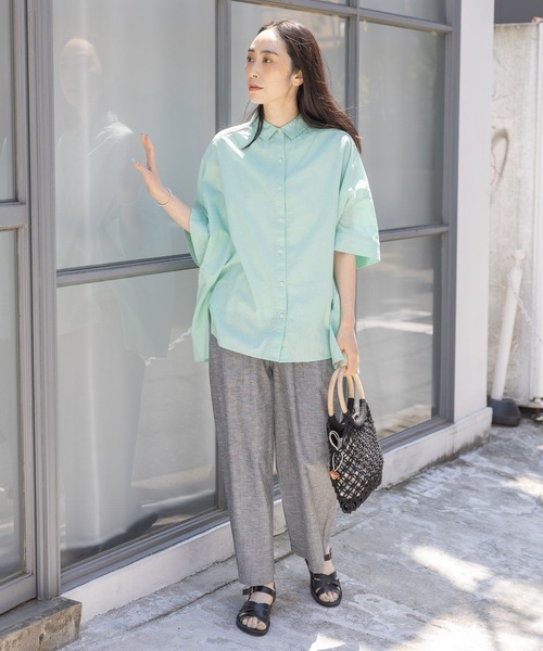 マックスタジオ レディース シャツ トップス V-Neck Top マックスタジオ レディース シャツ トップス V-Neck Top