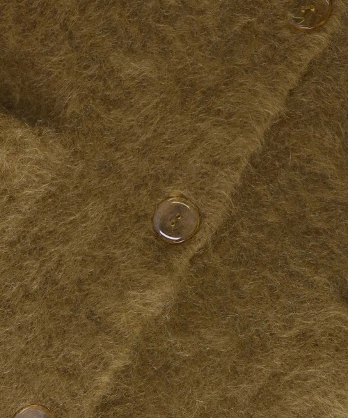 ADAM ET ROPE'（アダムエロペ）の「モヘヤカーディガン（カーディガン/ボレロ・レディース・ブラウン/ホワイト/ライトグリーン・FREE）」の21枚目の写真