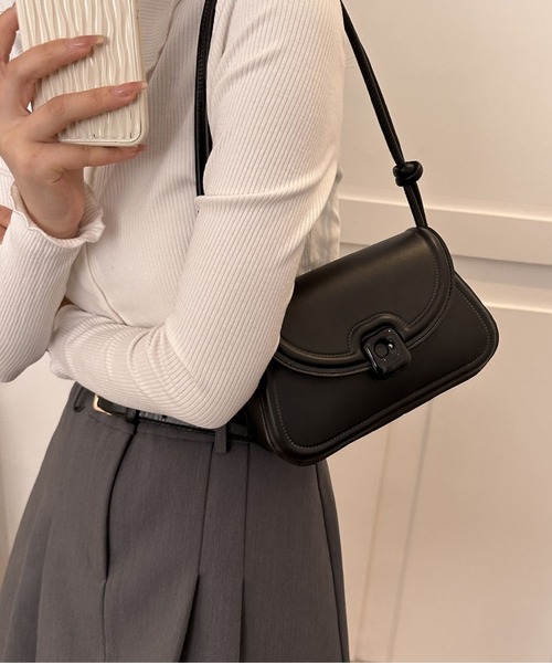 LOPASS（ロパス）の「2wayショルダーバッグ（ショルダーバッグ・レディース・ピンク/ホワイト/ブラック・FREE）」の4枚目の写真