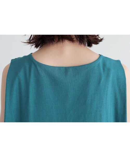 n'OrLABEL（ノアールレーベル）の「【汗じみ防止】コクーンワンピース（ワンピース・レディース・パープル/ブラック/ブルーグリーン/グレイッシュベージュ・1/2）」の18枚目の写真