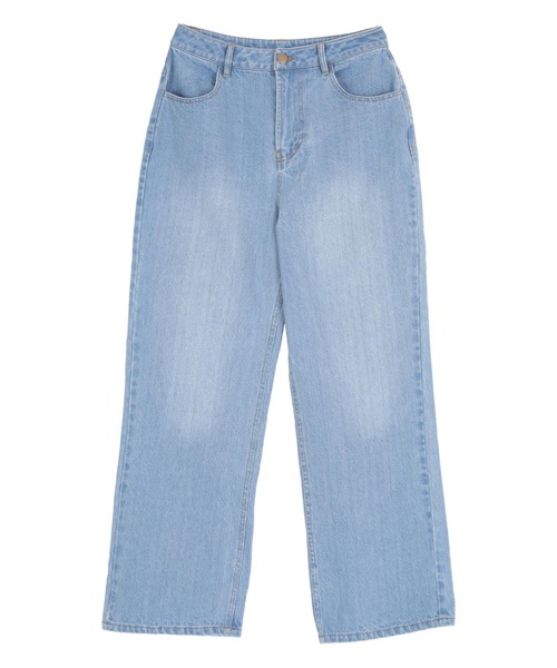 titivate(ティティベイト)の「ストレートデニムパンツ(デニムパンツ・レディース・ブルー/ライトブルー/インディゴブルー・S/M/L)」の4枚目の写真