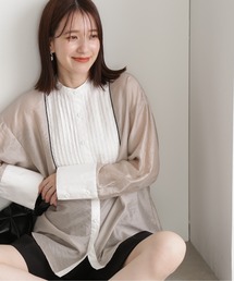 N.（N. Natural Beauty Basic） | ◆ピンタックドレスシャツ(シャツ/ブラウス)