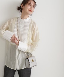 N.（N. Natural Beauty Basic） | ◆ピンタックドレスシャツ(シャツ/ブラウス)