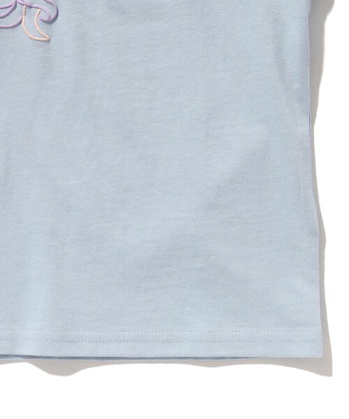 SHOO・LA・RUE（シューラルー）の「◆【110-140cm】GIRLSアソートロンT（Tシャツ/カットソー・キッズ・ライトパープル/ライトグリーン/アイボリー/サックスブルー・11/12/13/14）」の9枚目の写真