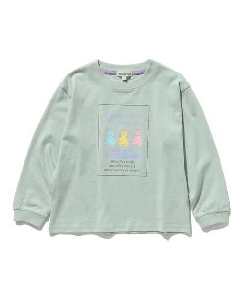 SHOO・LA・RUE（シューラルー）の「◆【110-140cm】GIRLSアソートロンT（Tシャツ/カットソー・キッズ・ライトパープル/ライトグリーン/アイボリー/サックスブルー・11/12/13/14）」の15枚目の写真