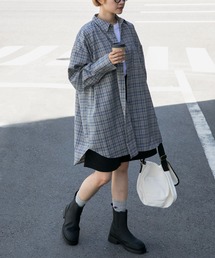 forksy. | 【forksy.】チェックレギュラーカラーシャツ(シャツ/ブラウス)