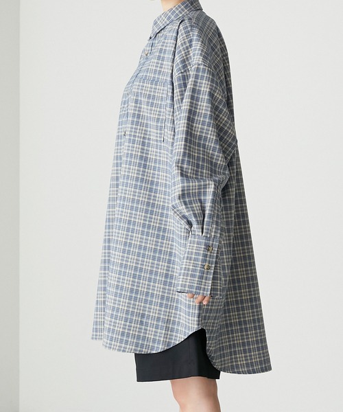 forksy.】チェックレギュラーカラーシャツ（シャツ/ブラウス）｜forksy