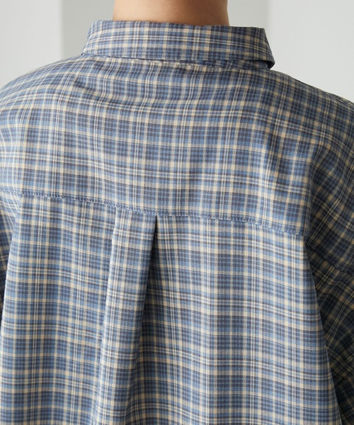 forksy.】チェックレギュラーカラーシャツ（シャツ/ブラウス）｜forksy