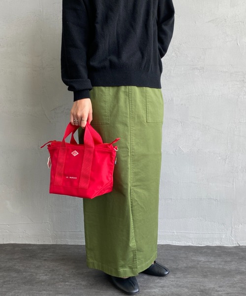 DANTON（ダントン）の「[DANTON/ダントン] LE-MARAIS コーデュラキャンバス 2WAYショルダーバッグ（ショルダーバッグ・レディース・レッド/グレイッシュベージュ/ブラック・ONE SIZE）」の3枚目の写真