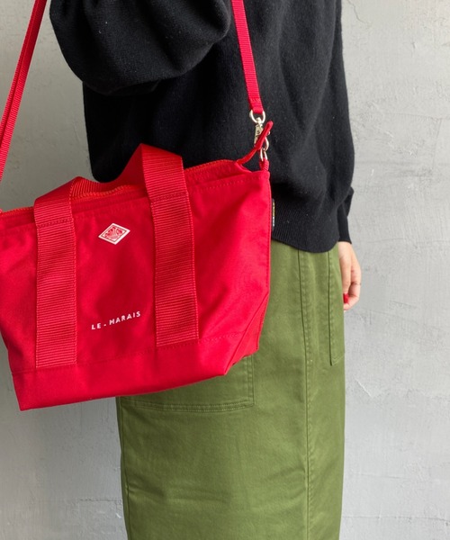 DANTON（ダントン）の「[DANTON/ダントン] LE-MARAIS コーデュラキャンバス 2WAYショルダーバッグ（ショルダーバッグ・レディース・レッド/グレイッシュベージュ/ブラック・ONE SIZE）」の12枚目の写真