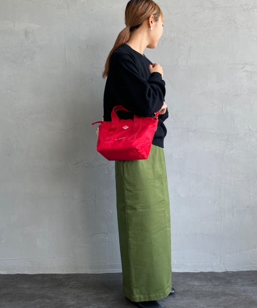 DANTON（ダントン）の「[DANTON/ダントン] LE-MARAIS コーデュラキャンバス 2WAYショルダーバッグ（ショルダーバッグ・レディース・レッド/グレイッシュベージュ/ブラック・ONE SIZE）」の7枚目の写真