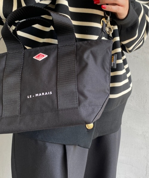 DANTON（ダントン）の「[DANTON/ダントン] LE-MARAIS コーデュラキャンバス 2WAYショルダーバッグ（ショルダーバッグ・レディース・レッド/グレイッシュベージュ/ブラック・ONE SIZE）」の9枚目の写真