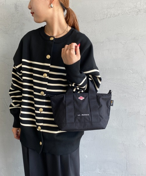 ダントン LE-MARAIS トートバッグ ブラックショルダー付き最終お値下げ DANTON/ダントン] LE-MARAIS コーデュラキャンバス 2WAY