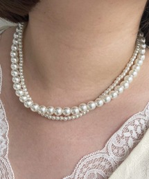 kutir | kutirlune／2連パールネックレス(ネックレス)