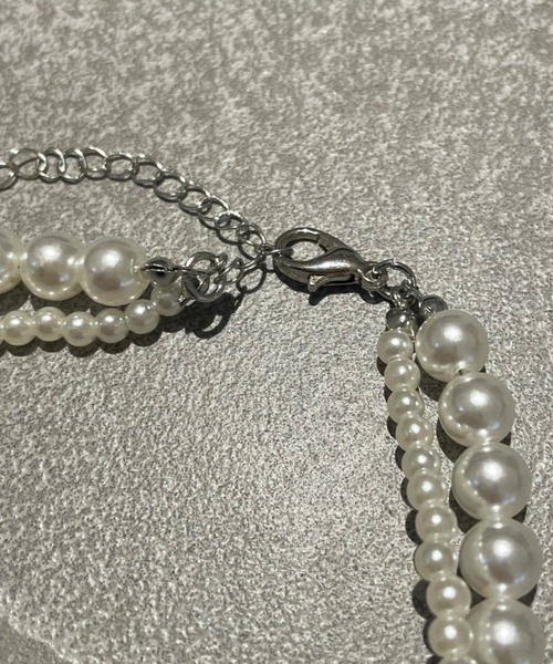 kutir（クティール）の「kutirlune／2連パールネックレス（ネックレス・レディース・ホワイト・FREE）」の4枚目の写真