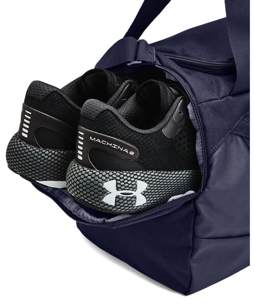 UNDER ARMOUR(アンダーアーマー)の「UAアンディナイアブル5.0 ダッフルバッグ XSサイズ(トレーニング/メンズ/レディース)(ボストンバッグ・レディース・ネイビー・ONESIZE)」の5枚目の写真