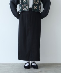 yuni | 強撚ラチネ　Iラインスカート(スカート)