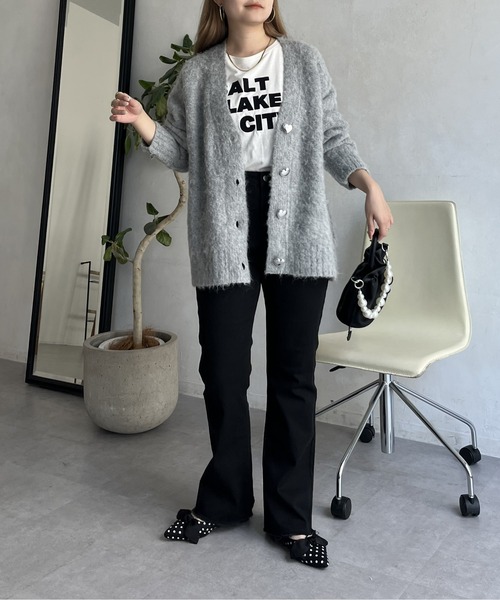 prose verse(プロズヴェール)の「ストレッチツイルフレアパンツ(その他パンツ・レディース・ブラック・MEDIUM/LARGE)」の6枚目の写真