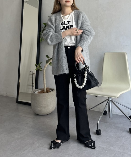 prose verse(プロズヴェール)の「ストレッチツイルフレアパンツ(その他パンツ・レディース・ブラック・MEDIUM/LARGE)」の9枚目の写真