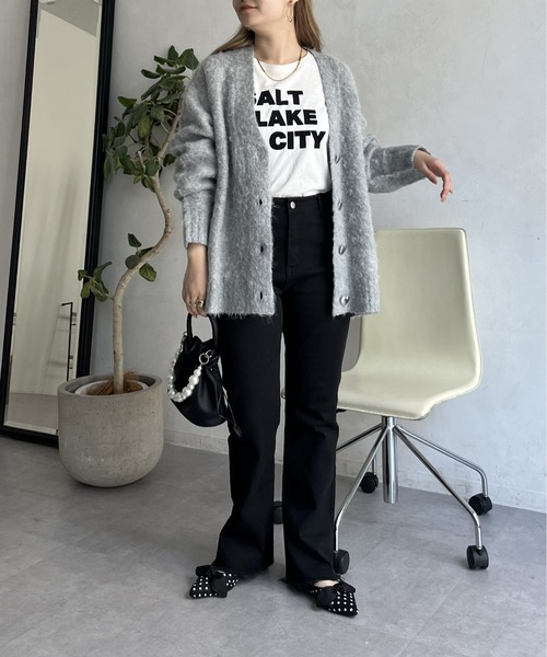 prose verse(プロズヴェール)の「ストレッチツイルフレアパンツ(その他パンツ・レディース・ブラック・MEDIUM/LARGE)」の10枚目の写真