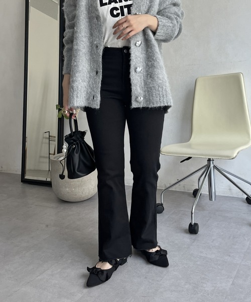 prose verse(プロズヴェール)の「ストレッチツイルフレアパンツ(その他パンツ・レディース・ブラック・MEDIUM/LARGE)」の20枚目の写真