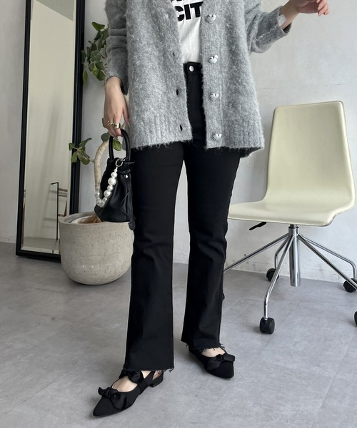 prose verse(プロズヴェール)の「ストレッチツイルフレアパンツ(その他パンツ・レディース・ブラック・MEDIUM/LARGE)」の21枚目の写真