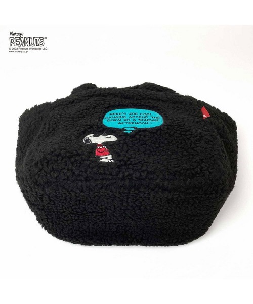 Vintage PEANUTS(ビンテージピーナッツ)の「ルートート/SNOOPY IP.デリ.ボアPeanuts-8T(トートバッグ・レディース・ピンク/カーキ/ブラック/アイボリー・FREE)」の12枚目の写真