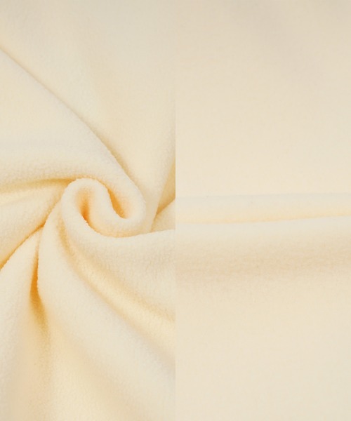1111clothing（ワンフォークロージング）の「フリース ワンポイント刺繍 ハーフジップ / Fleece One Point Embroidery Half Zip（その他アウター・メンズ・アイボリー/ブラック・M/L）」の7枚目の写真
