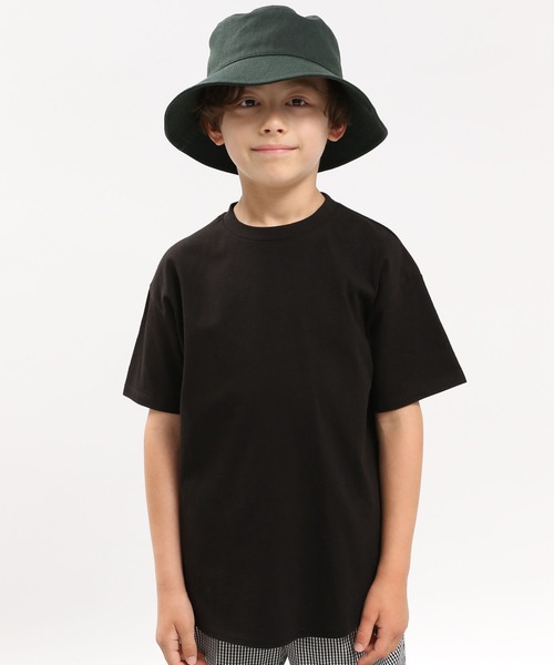 GLOBAL WORK Smile Seed Store(グローバルワーク スマイルシードストア)の「コットン裾ラウンドTシャツ半袖/キッズ/175820(Tシャツ/カットソー・キッズ・オフホワイト/ラベンダー/ブラック/ホワイト×ブラック・130cm/110cm/100cm/150cm/120cm/140cm)」の15枚目の写真