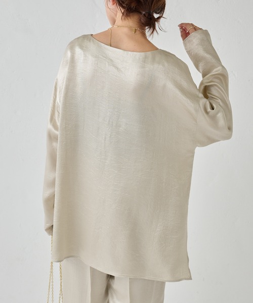 新品タグ付 コラージュ ガリャルダガランテ ジップ ドロスト ブラウス