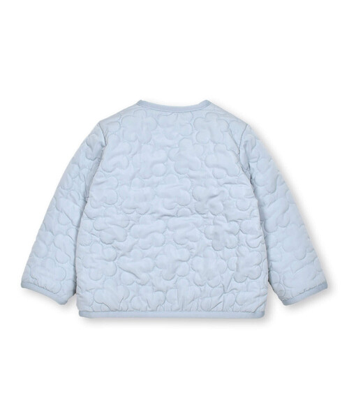 SLAP SLIP(スラップスリップ)の「【お揃い】リボン付き花刺しゅう柄中綿キルトボアリバーシブルジャケット(80~130cm)(ブルゾン・キッズ・ピンク/ブルー・100cm/110cm/120cm/130cm/80cm/90cm)」の16枚目の写真