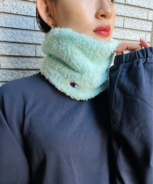 Champion（チャンピオン）の「champion / ボアネックウォーマー / 788-0010（ネックウォーマー/スヌード・レディース・ベージュ/ネイビー/アイボリー/ブラック/グレイッシュベージュ/グレー・FREE）」の11枚目の写真