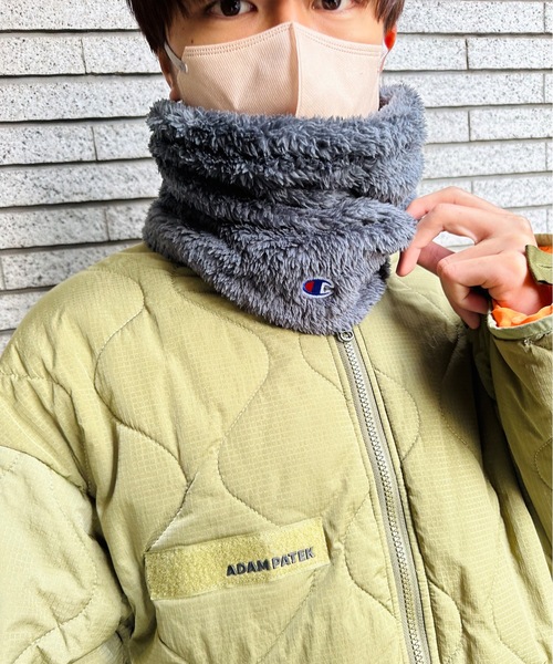 Champion（チャンピオン）の「champion / ボアネックウォーマー / 788-0010（ネックウォーマー/スヌード・レディース・ベージュ/ネイビー/アイボリー/ブラック/グレイッシュベージュ/グレー・FREE）」の17枚目の写真