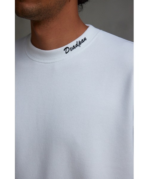 AZUL by moussy（アズールバイマウジー）の「Deadpanスウェットトップス（スウェット・メンズ・ホワイト/ブラック・FREE）」の9枚目の写真