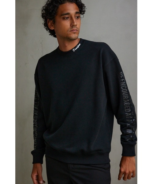 AZUL by moussy（アズールバイマウジー）の「Deadpanスウェットトップス（スウェット・メンズ・ホワイト/ブラック・FREE）」の13枚目の写真
