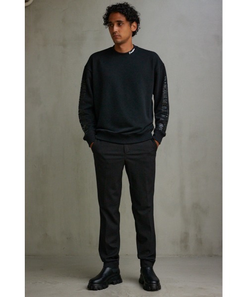 AZUL by moussy（アズールバイマウジー）の「Deadpanスウェットトップス（スウェット・メンズ・ホワイト/ブラック・FREE）」の14枚目の写真