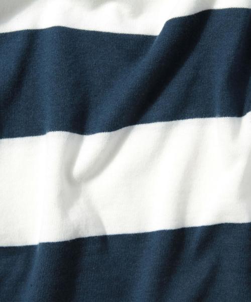 BEAUTY&YOUTH UNITED ARROWS（ビューティーアンドユースユナイテッドアローズ）の「【WEB限定】by∴ ワイドボーダークルーネック ハーフスリーブ カットソー MADE IN JAPAN ◆（Tシャツ/カットソー・メンズ・その他1/その他2/その他3・MEDIUM/SMALL/LARGE）」の12枚目の写真