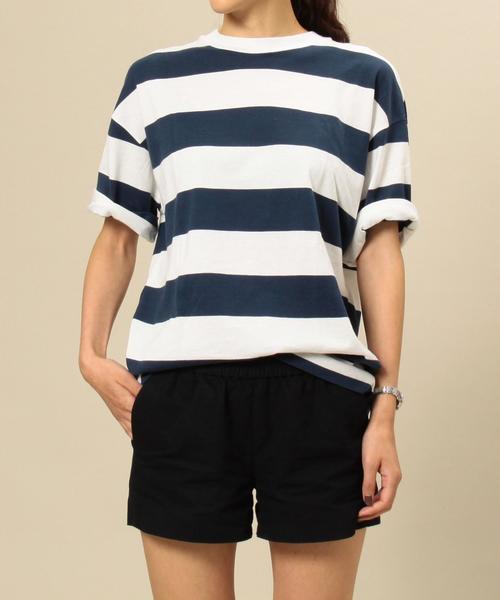 BEAUTY&YOUTH UNITED ARROWS（ビューティーアンドユースユナイテッドアローズ）の「【WEB限定】by∴ ワイドボーダークルーネック ハーフスリーブ カットソー MADE IN JAPAN ◆（Tシャツ/カットソー・メンズ・その他1/その他2/その他3・MEDIUM/SMALL/LARGE）」の14枚目の写真