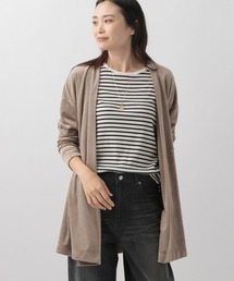 ジンジャモイストベロアカーディガン