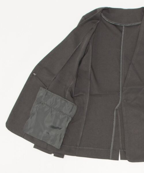 coca(coca)(コカ)の「ウールライクセットアップスーツ(セットアップ・レディース・チャコール/ライトベージュ・M/L)」の3枚目の写真