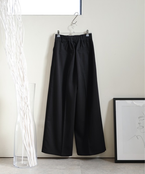 ULEULA（ウルア）の「ルーズワイドタックパンツ/美脚パンツ（その他パンツ・レディース・グレー/ブラック/アイボリー・FREE）」の21枚目の写真