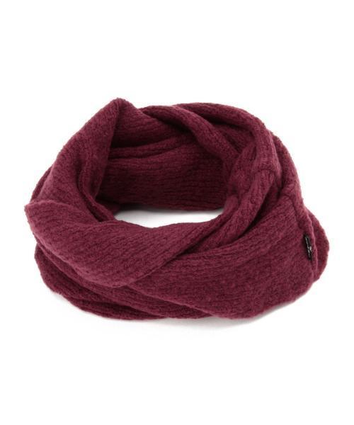 BEAMS（ビームス）の「BEAMS / マシュマロスヌード（ストール/ショール・メンズ・ブラック/ワイン/ネイビー・ONE SIZE）」の5枚目の写真