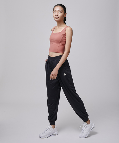 XEXYMIX(ゼクシィミックス)の「【XEXYMIX】リラックスフェザー ジョガーフィット ハーレムパンツ XA5379G(その他パンツ・レディース・ベージュ/ブラック・M/L)」の16枚目の写真