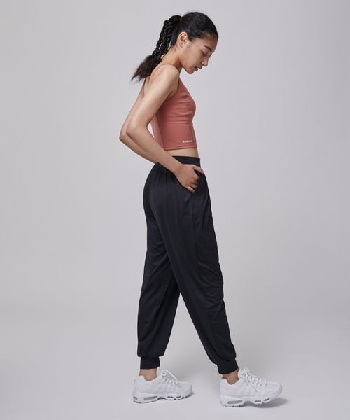 XEXYMIX(ゼクシィミックス)の「【XEXYMIX】リラックスフェザー ジョガーフィット ハーレムパンツ XA5379G(その他パンツ・レディース・ベージュ/ブラック・M/L)」の18枚目の写真